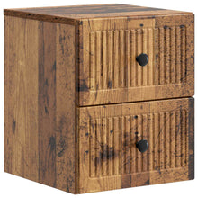 Wandbeugel Bedkast Oud hout 33 x 34,5 x 40 cm Bewerkt hout