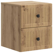 Wandkast bedkast Artisanaal eiken 33x34.5x40 cm
