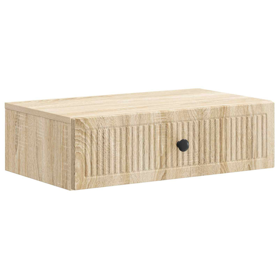 Wandmontage Zijtafel Sonoma Eiken 59 x 34,5 x 17 cm