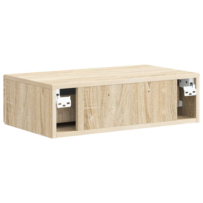Wandmontage Zijtafel Sonoma Eiken 59 x 34,5 x 17 cm