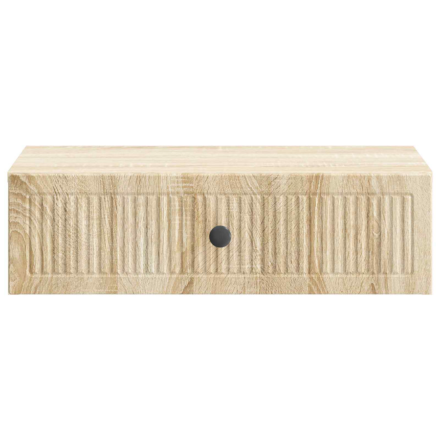 Wandmontage Zijtafel Sonoma Eiken 59 x 34,5 x 17 cm
