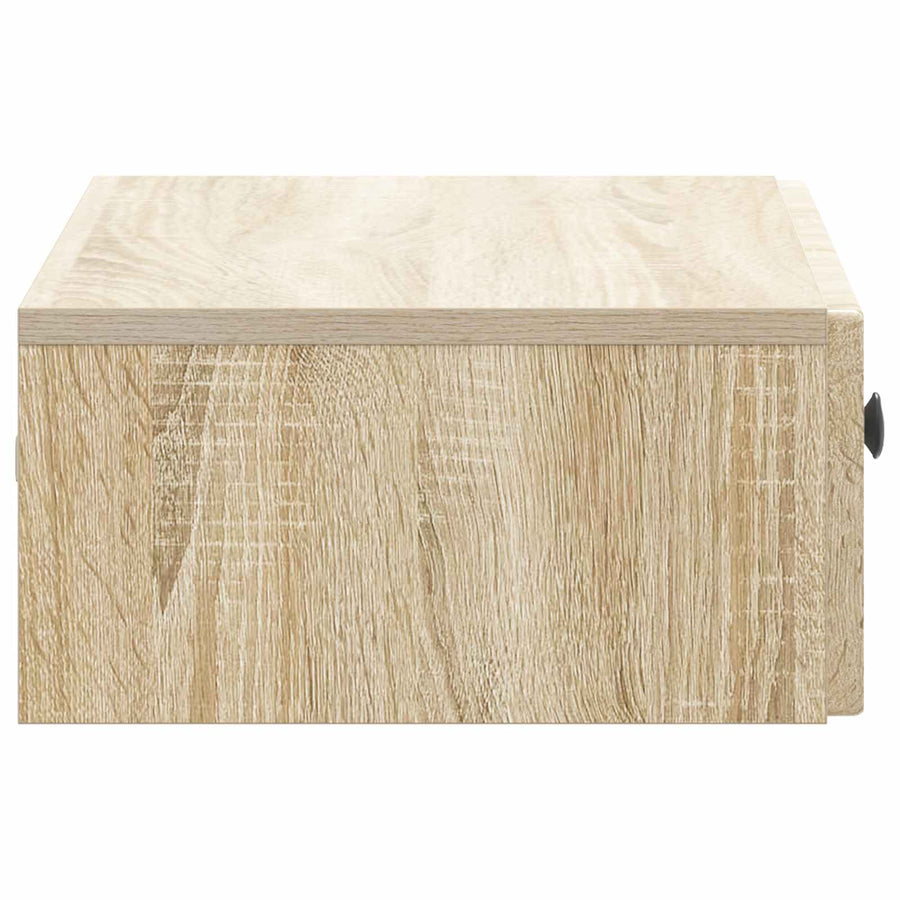 Wandmontage Zijtafel Sonoma Eiken 59 x 34,5 x 17 cm