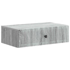 Wandmontage bijzettafel grijs sonoma 59x34,5x17 cm