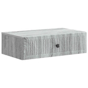 Wandmontage bijzettafel grijs sonoma 59x34,5x17 cm