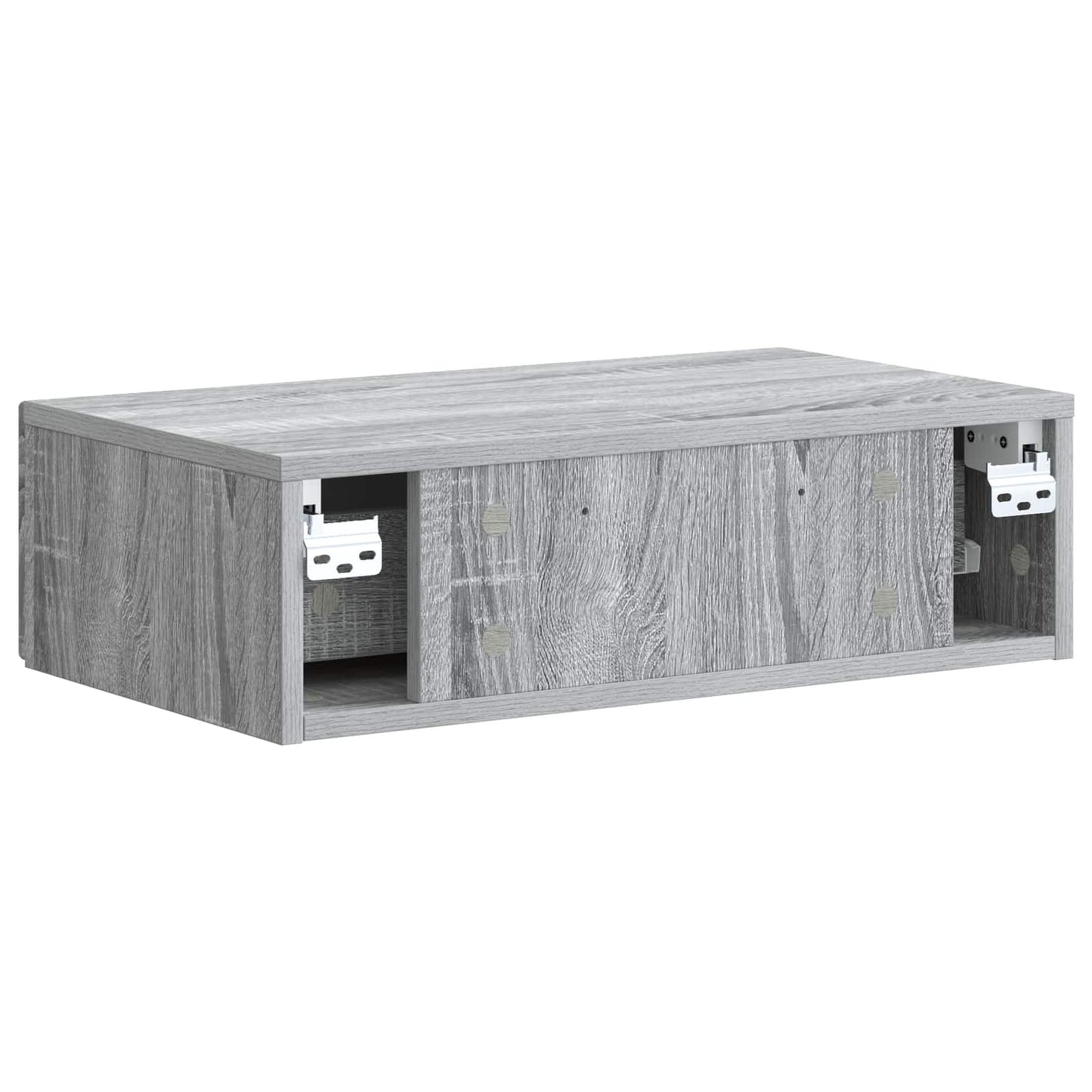 Wandmontage Zijtafel Grijs sonoma 59 x 34,5 x 17 cm