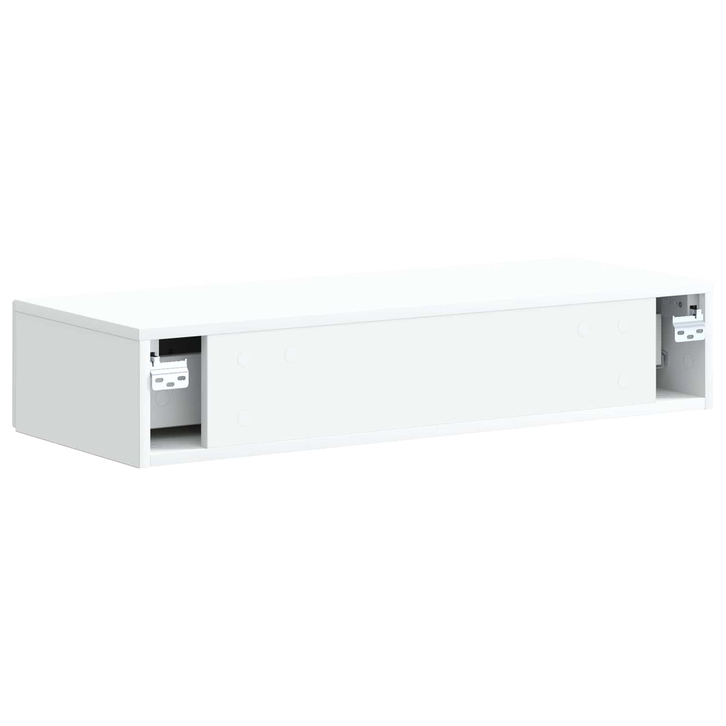 Wandmontage Zijtafel Wit 87,5 x 34,5 x 17 cm Bewerkt hout