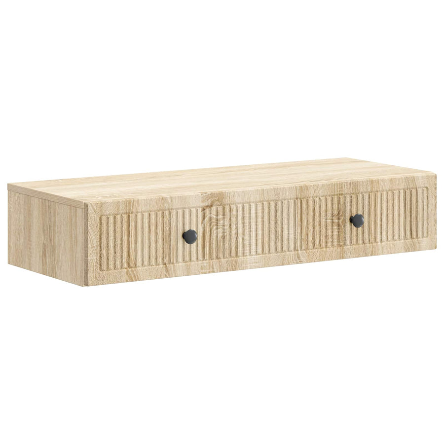 Wandmontage Zijtafel Sonoma Eiken 87,5 x 34,5 x 17 cm
