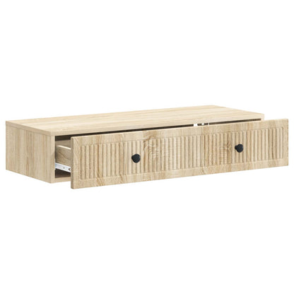 Wandmontage Zijtafel Sonoma Eiken 87,5 x 34,5 x 17 cm