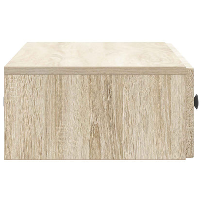 Wandmontage Zijtafel Sonoma Eiken 87,5 x 34,5 x 17 cm
