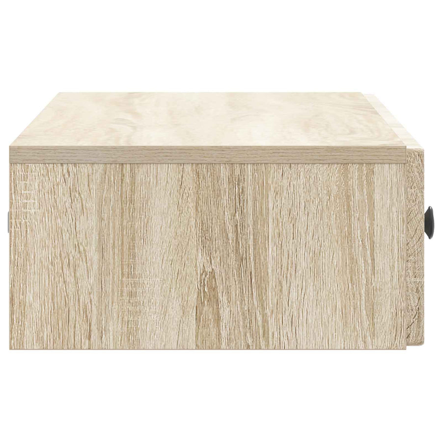 Wandmontage Zijtafel Sonoma Eiken 87,5 x 34,5 x 17 cm