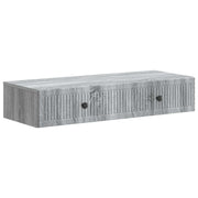 Wandmontage bijzettafel grijs sonoma 87,5x34,5x17 cm