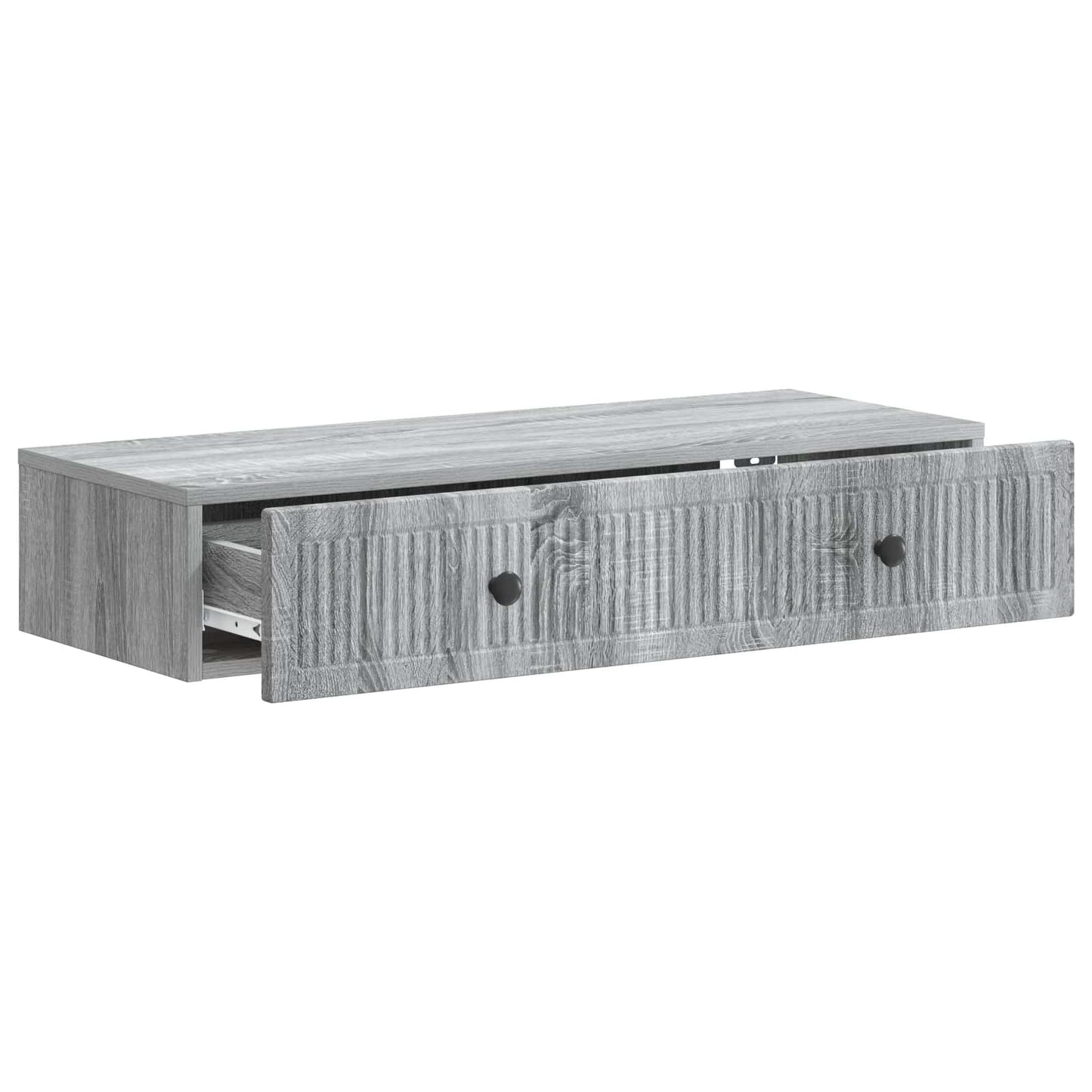 Wandmontage Zijtafel Grijs sonoma 87,5 x 34,5 x 17 cm