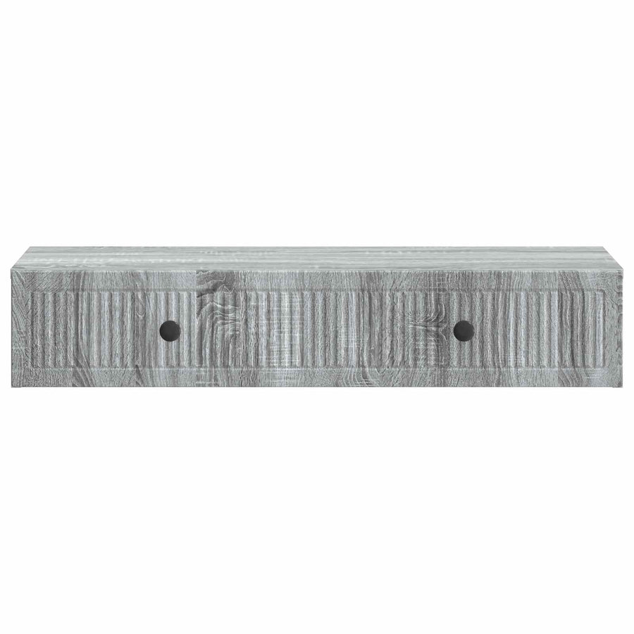Wandmontage Zijtafel Grijs sonoma 87,5 x 34,5 x 17 cm