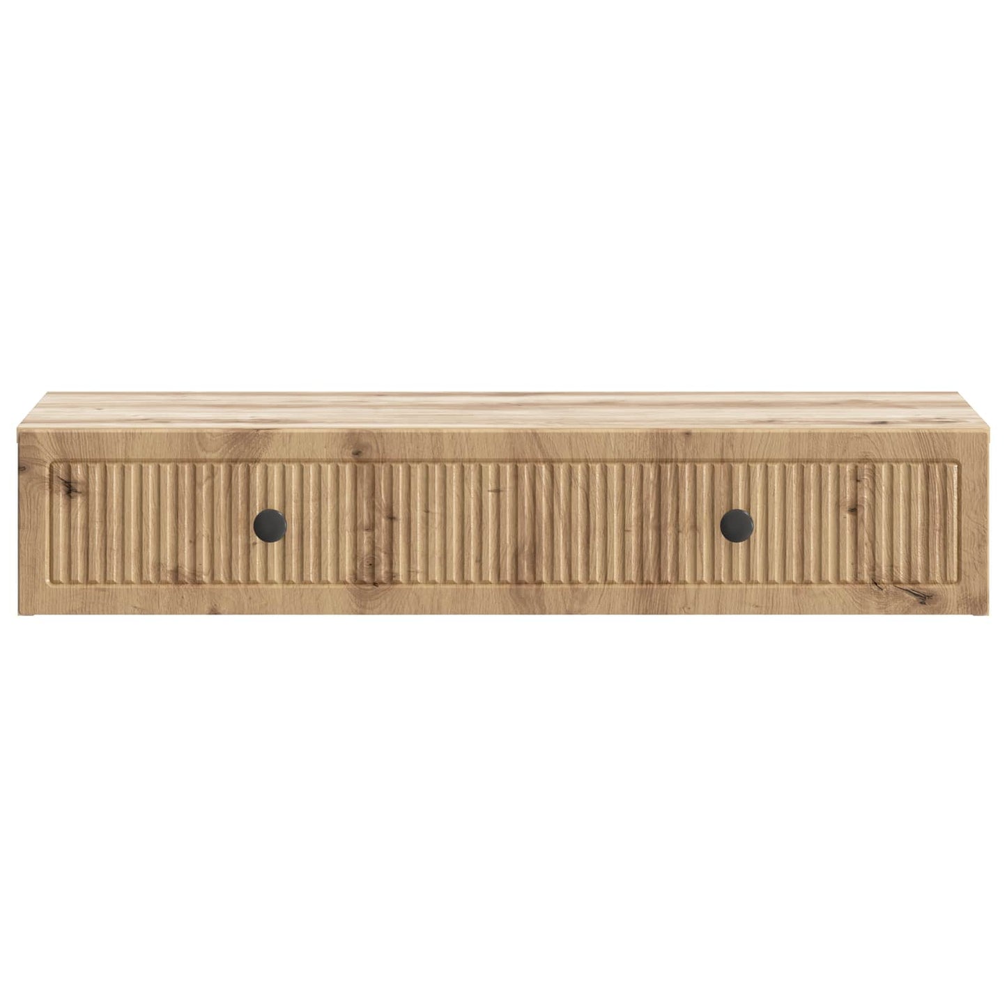 Wandmontage Zijtafel Artisanaal eiken 87,5 x 34,5 x 17 cm