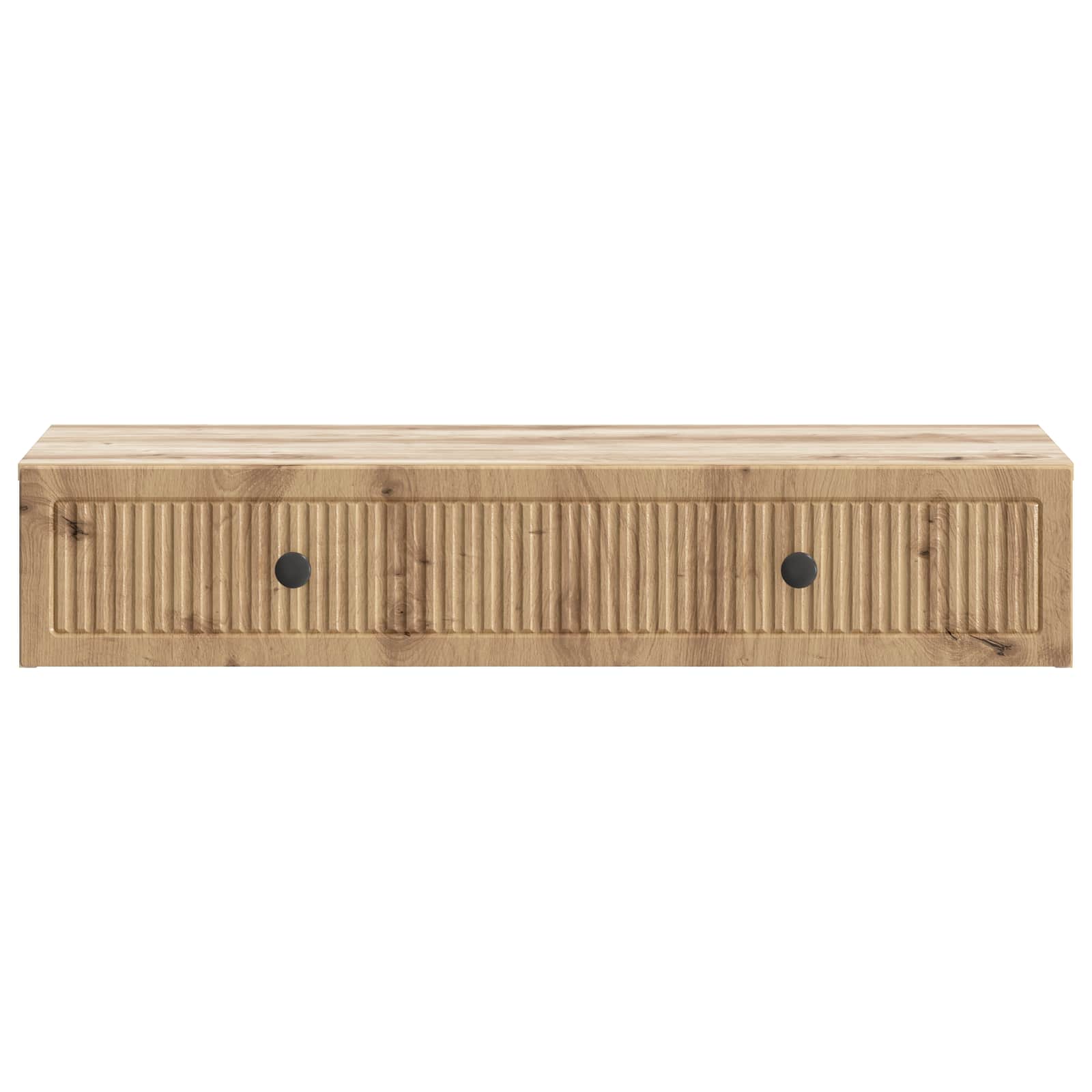 Wandmontage Zijtafel Artisanaal eiken 87,5 x 34,5 x 17 cm