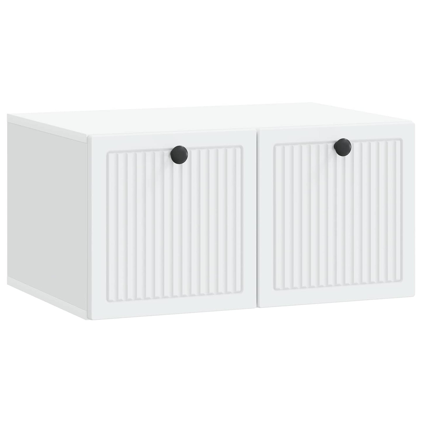Wandbeugel TV-kast Wit 59,5 x 41 x 30 cm Bewerkt hout
