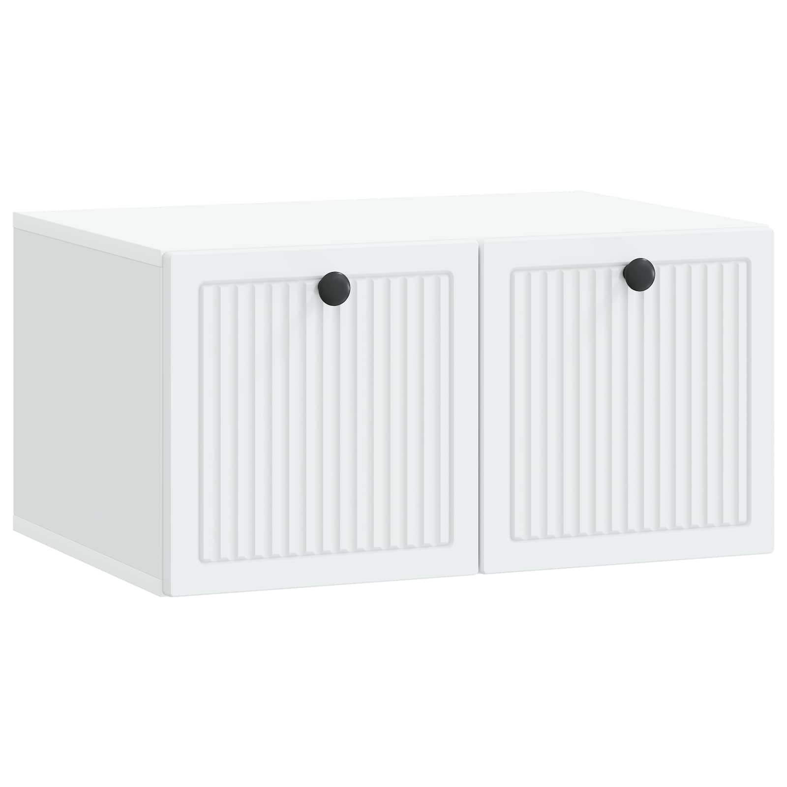 Wandbeugel TV-kast Wit 59,5 x 41 x 30 cm Bewerkt hout