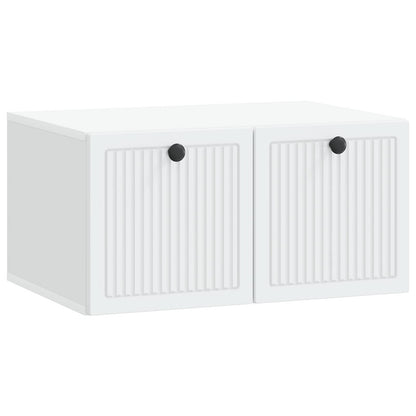 Wandbeugel TV-kast Wit 59,5 x 41 x 30 cm Bewerkt hout