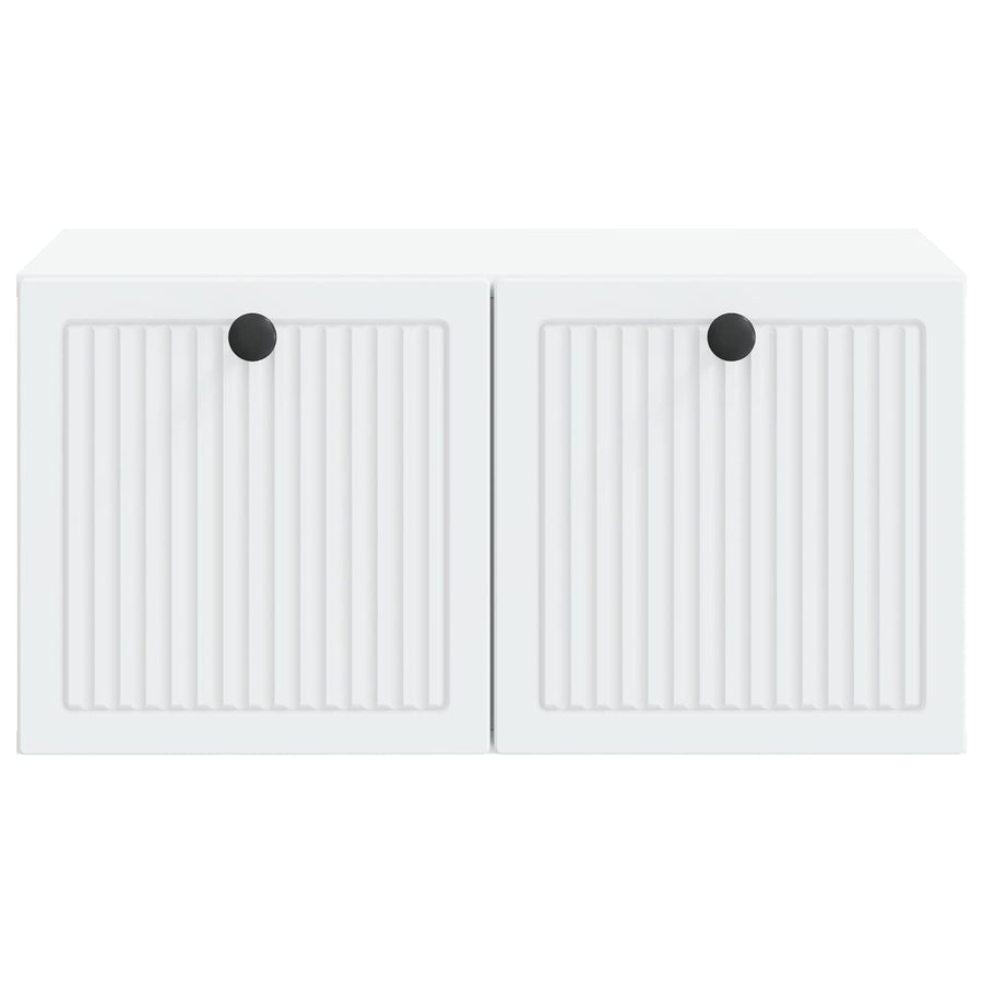 Wandbeugel TV-kast Wit 59,5 x 41 x 30 cm Bewerkt hout