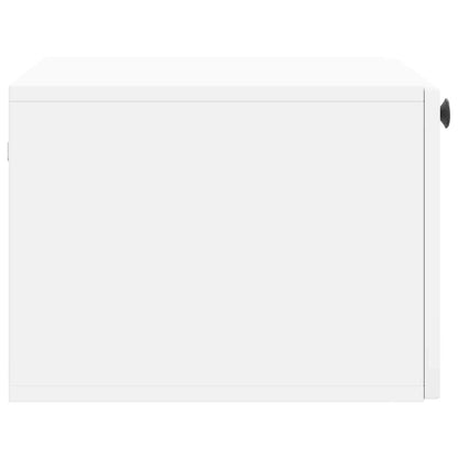 Wandbeugel TV-kast Wit 59,5 x 41 x 30 cm Bewerkt hout
