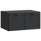 Wandkast TV 59,5x41x30 cm bewerkt hout zwart