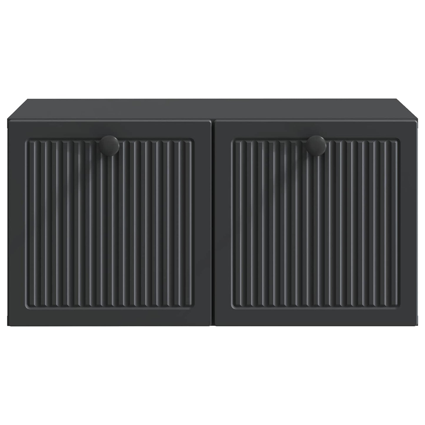 Wandbeugel TV-kast Zwart 59,5 x 41 x 30 cm Bewerkt hout