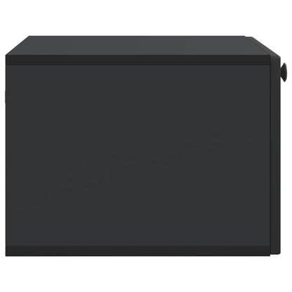 Wandbeugel TV-kast Zwart 59,5 x 41 x 30 cm Bewerkt hout