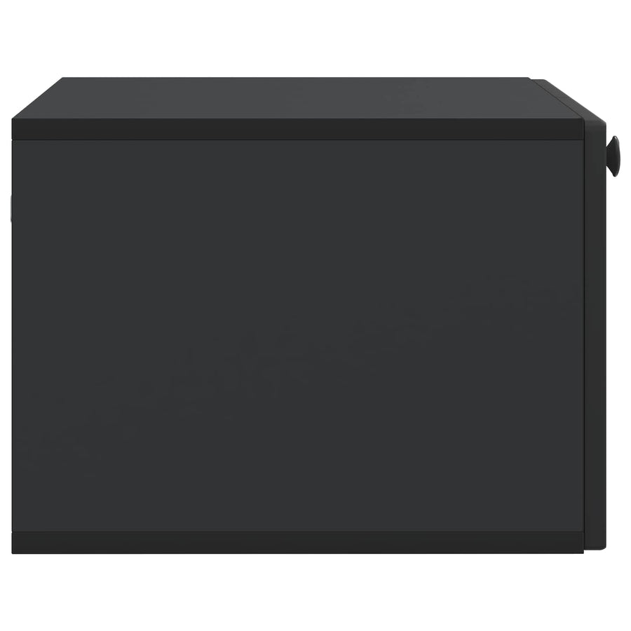 Wandbeugel TV-kast Zwart 59,5 x 41 x 30 cm Bewerkt hout