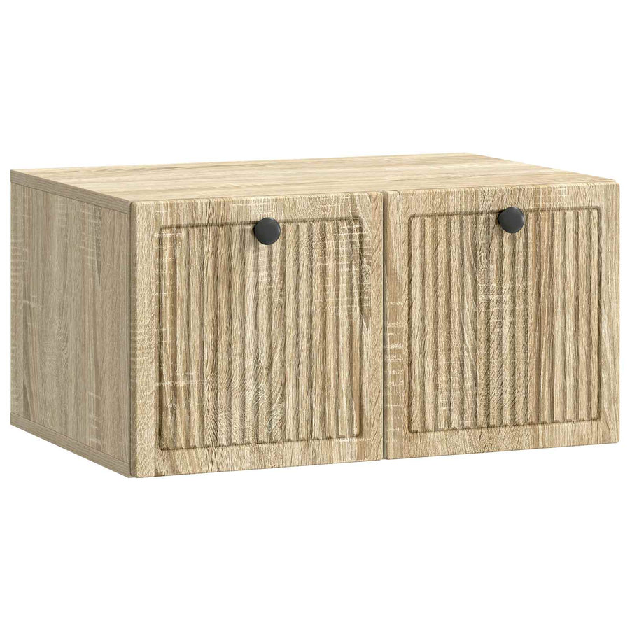 Wandbeugel TV-kast Sonoma Eiken 59,5 x 41 x 30 cm Bewerkt hout