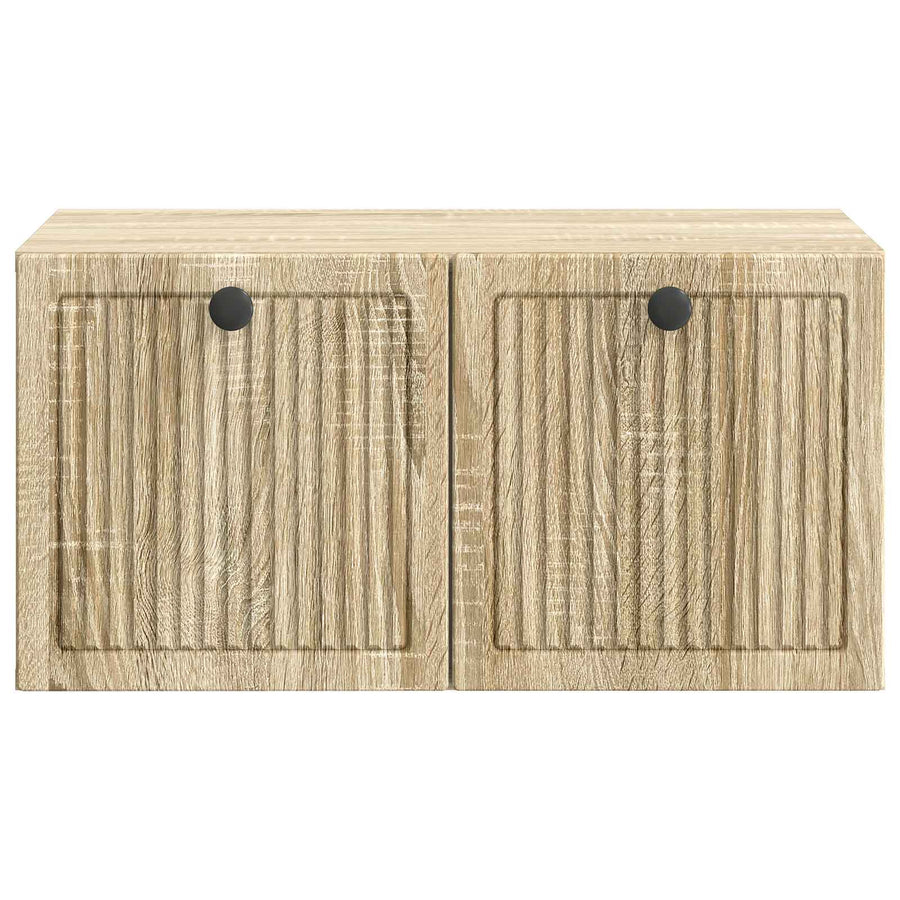 Wandbeugel TV-kast Sonoma Eiken 59,5 x 41 x 30 cm Bewerkt hout