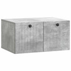 Wandkast 59,5x41x30 cm bewerkt hout betongrijs