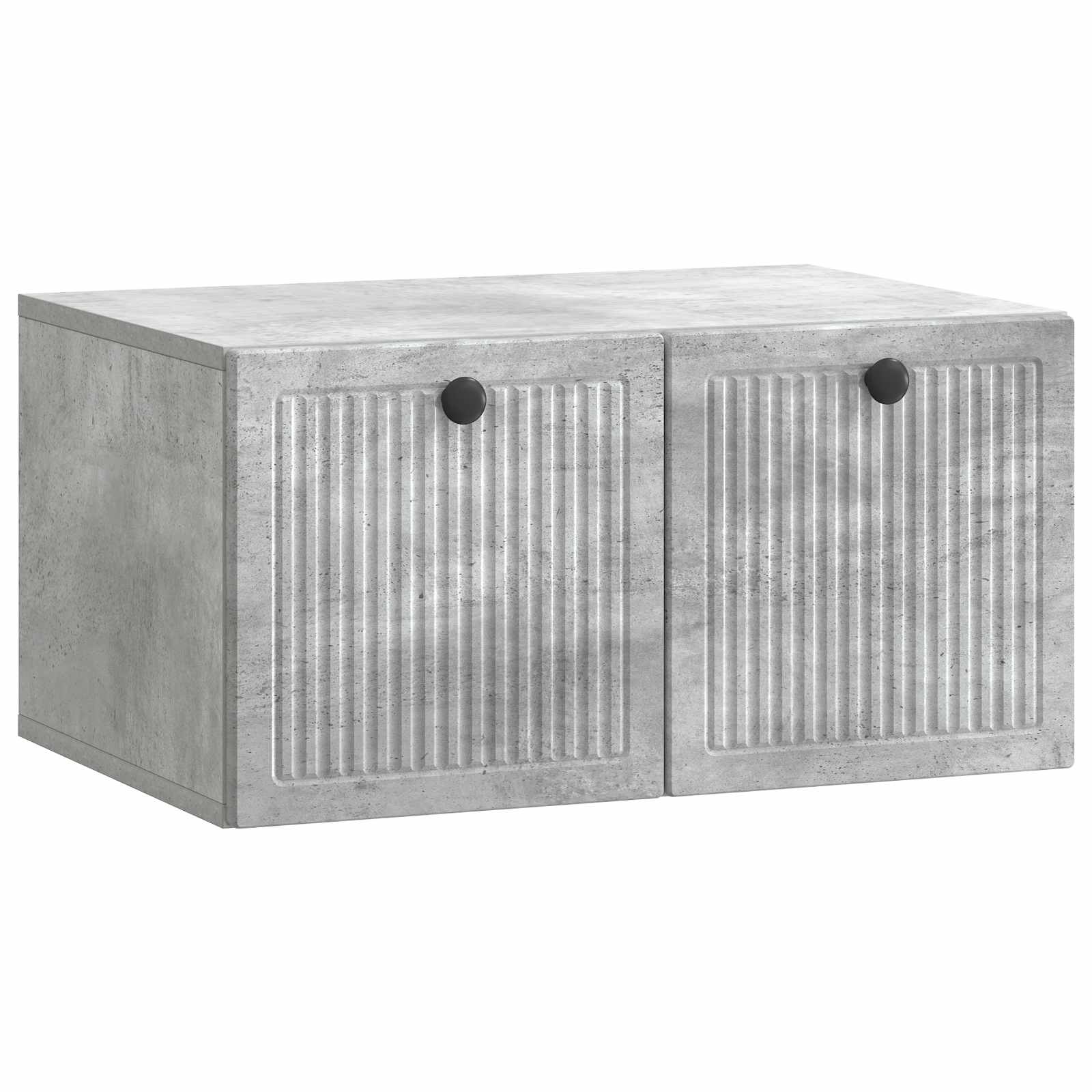 Wandbeugel TV-kast Betongrijs 59,5 x 41 x 30 cm Bewerkt hout