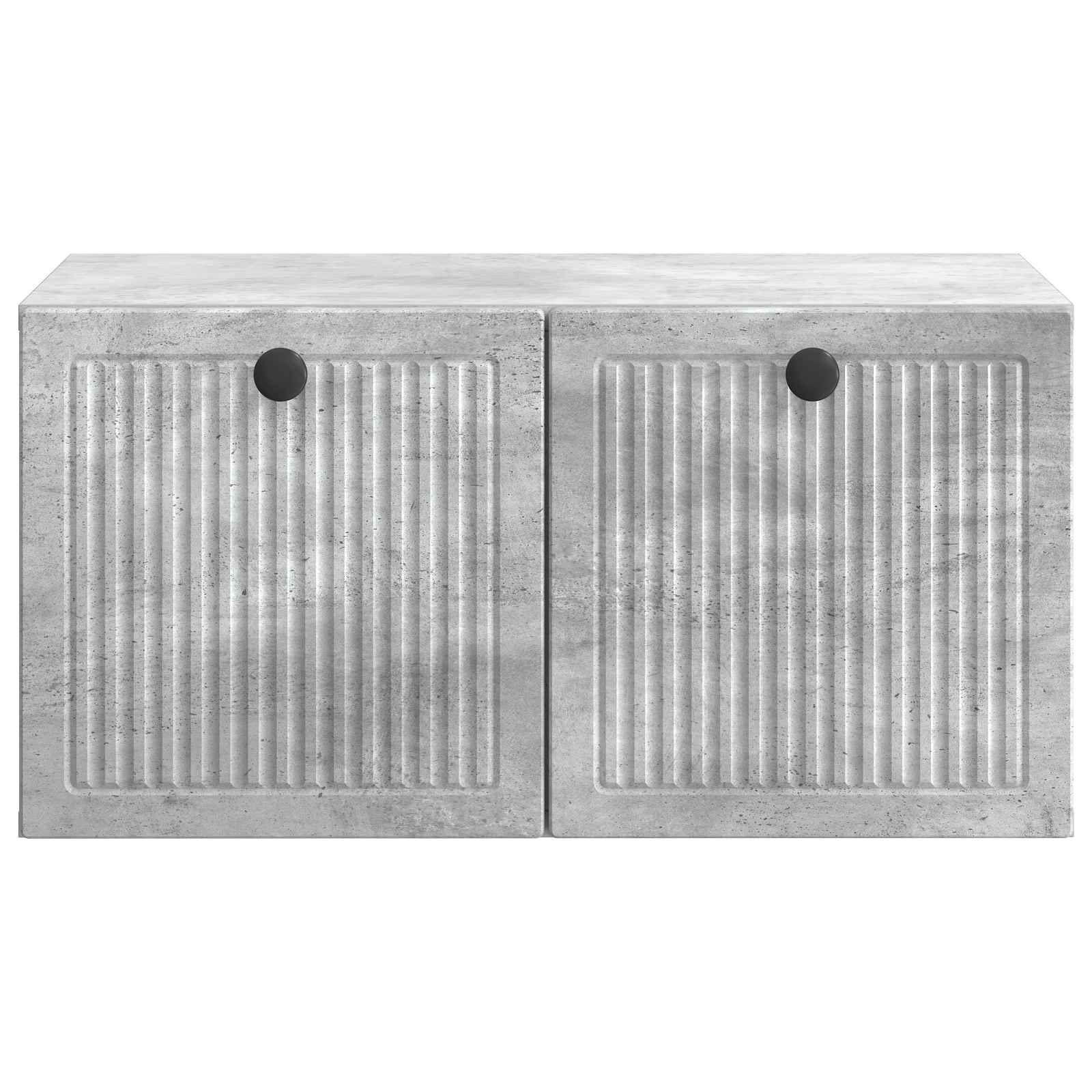 Wandbeugel TV-kast Betongrijs 59,5 x 41 x 30 cm Bewerkt hout