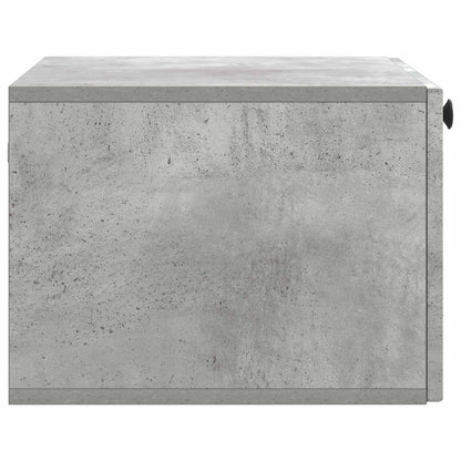 Wandbeugel TV-kast Betongrijs 59,5 x 41 x 30 cm Bewerkt hout
