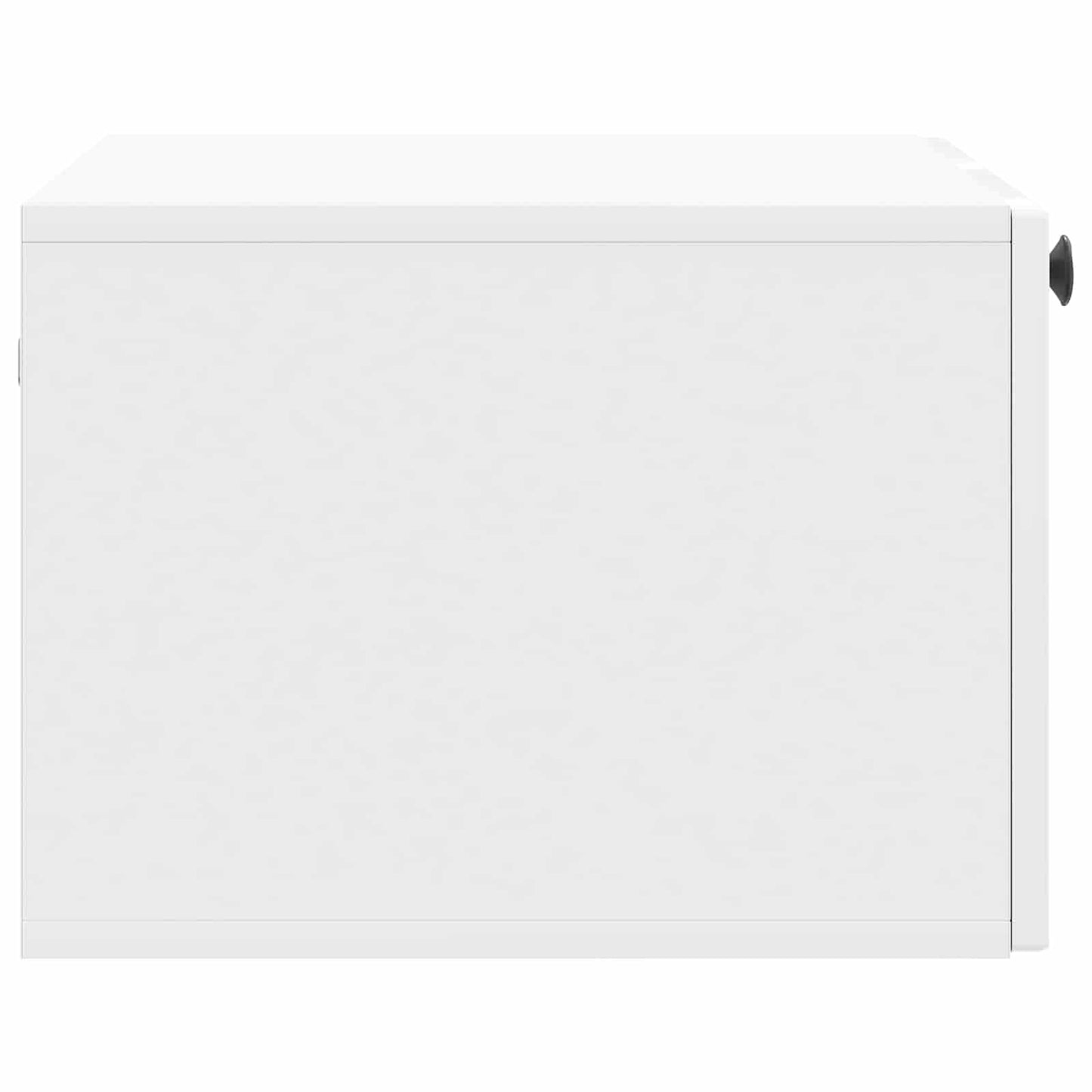 Wandbeugel TV-kast Hoogglans Wit 59,5 x 41 x 30 cm Bewerkt hout