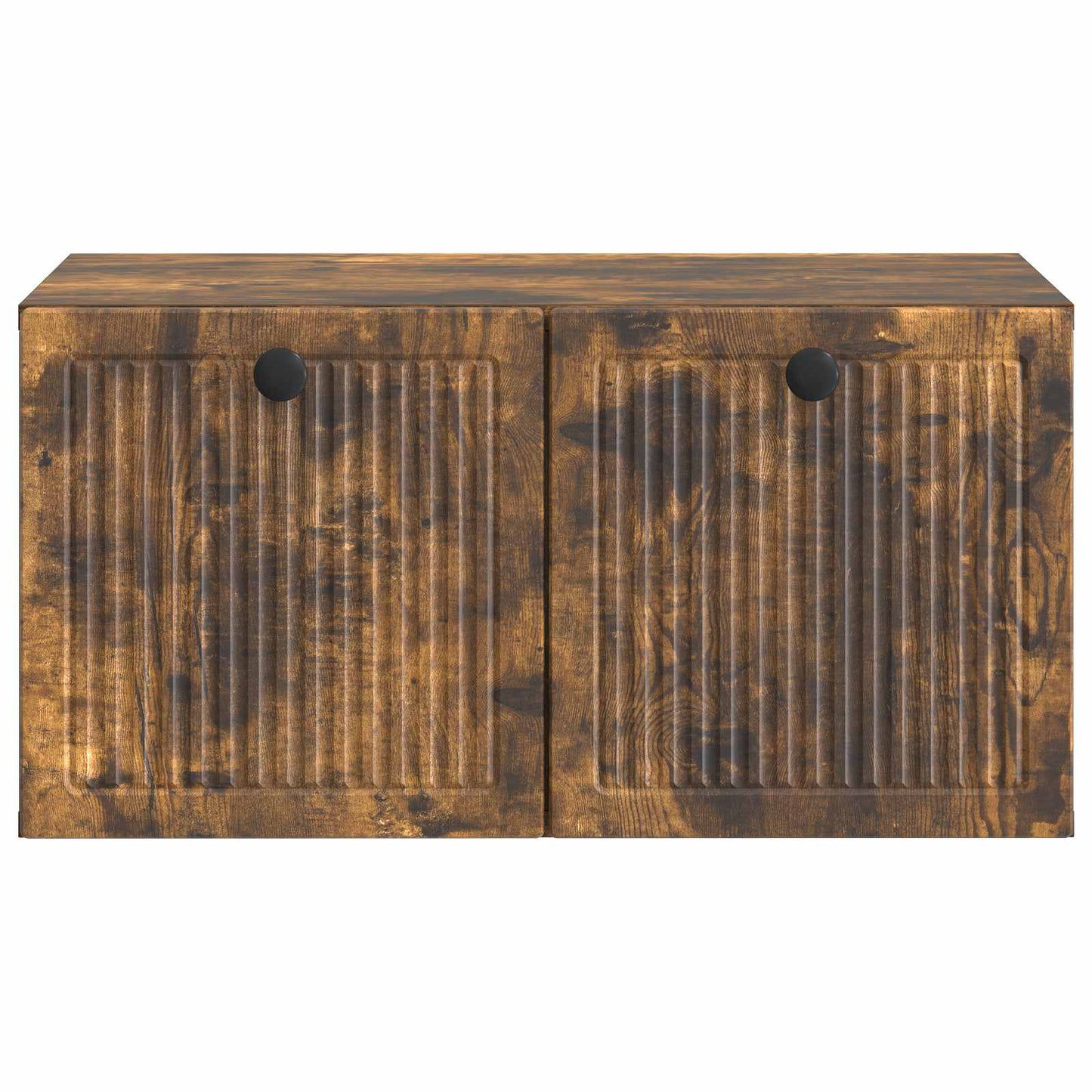 Wandbeugel TV-kast Gerookt eiken 59,5 x 41 x 30 cm Bewerkt hout
