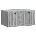 Wandkast 59,5x41x30 cm grijs sonoma bewerkt hout