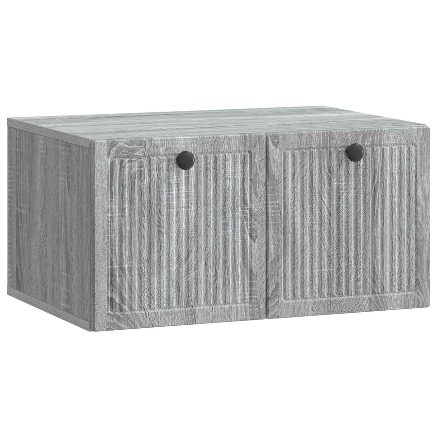 Wandbeugel TV-kast Grijs sonoma 59,5 x 41 x 30 cm Bewerkt hout
