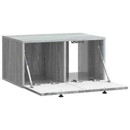 Wandbeugel TV-kast Grijs sonoma 59,5 x 41 x 30 cm Bewerkt hout