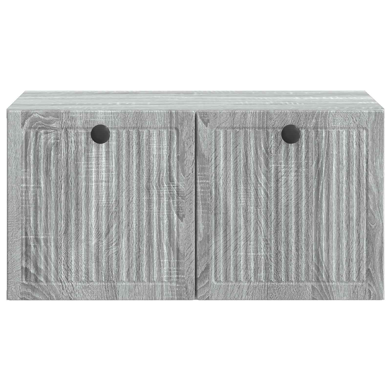 Wandbeugel TV-kast Grijs sonoma 59,5 x 41 x 30 cm Bewerkt hout