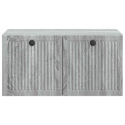 Wandbeugel TV-kast Grijs sonoma 59,5 x 41 x 30 cm Bewerkt hout