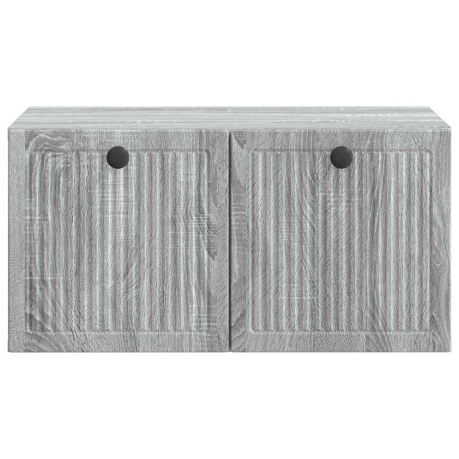 Wandbeugel TV-kast Grijs sonoma 59,5 x 41 x 30 cm Bewerkt hout