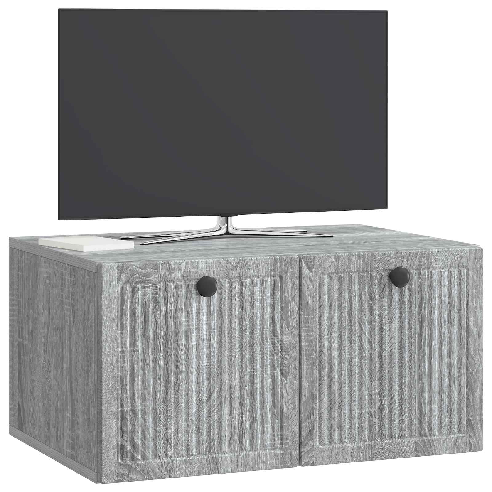 Wandbeugel TV-kast Grijs sonoma 59,5 x 41 x 30 cm Bewerkt hout