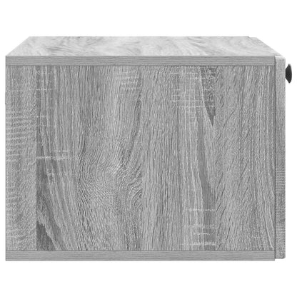 Wandbeugel TV-kast Grijs sonoma 59,5 x 41 x 30 cm Bewerkt hout