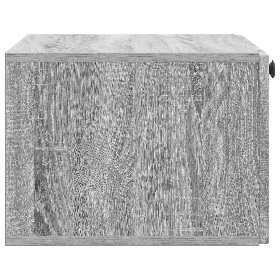 Wandbeugel TV-kast Grijs sonoma 59,5 x 41 x 30 cm Bewerkt hout
