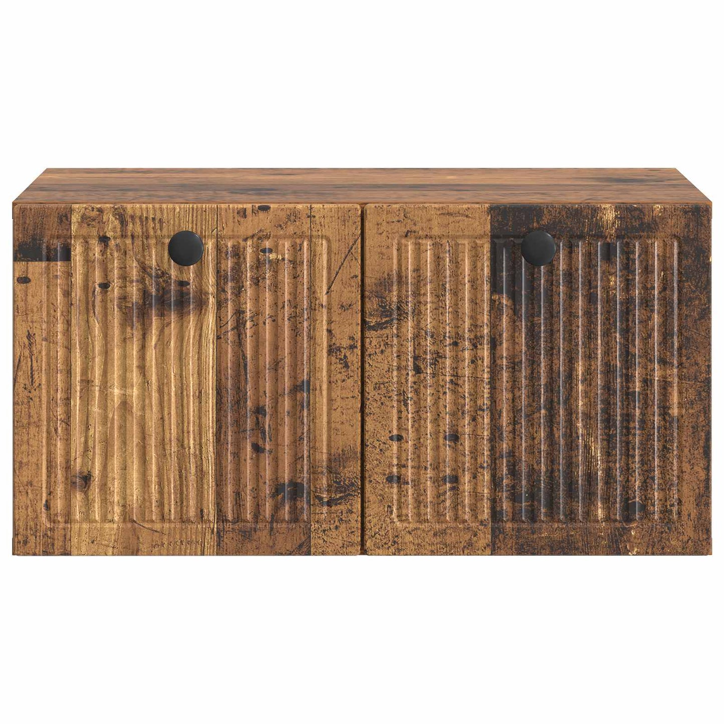 Wandbeugel TV-kast Oud hout 59,5 x 41 x 30 cm Bewerkt hout