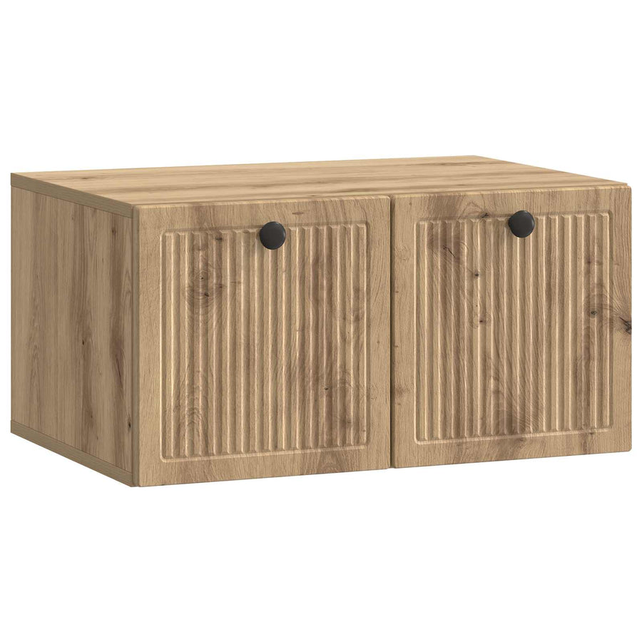 Wandbeugel TV-kast Artisanaal eiken 59,5 x 41 x 30 cm
