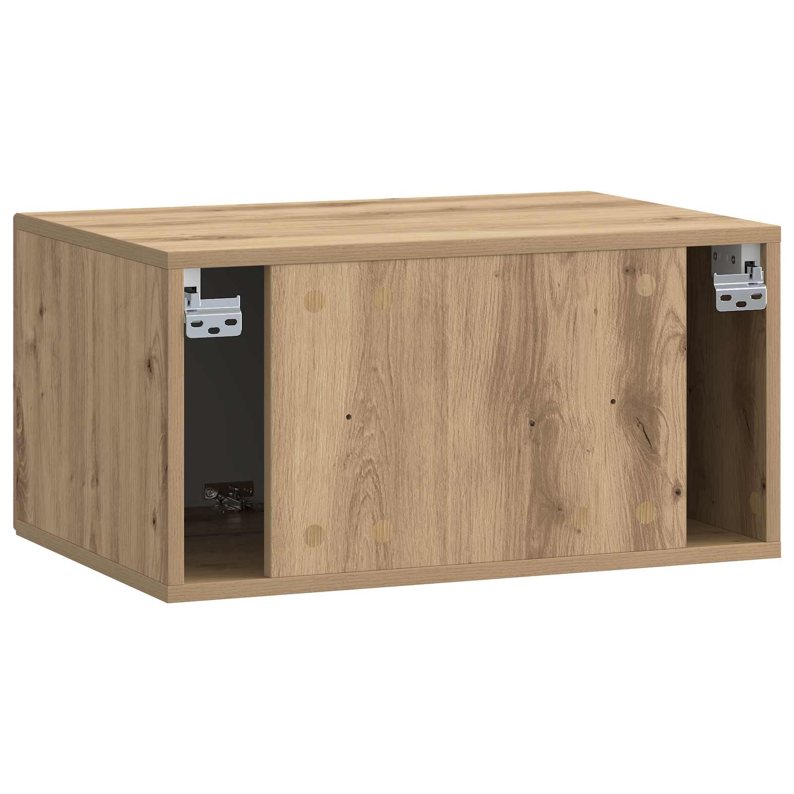 Wandbeugel TV-kast Artisanaal eiken 59,5 x 41 x 30 cm