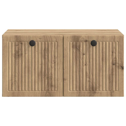 Wandbeugel TV-kast Artisanaal eiken 59,5 x 41 x 30 cm