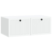 Tv-kast wit 78,5x41x30 cm bewerkt hout muurmontage